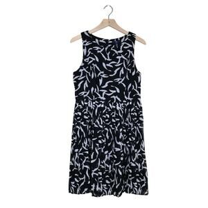 GAP Womens 8 Fit & Flare Pleated Skirt Dress